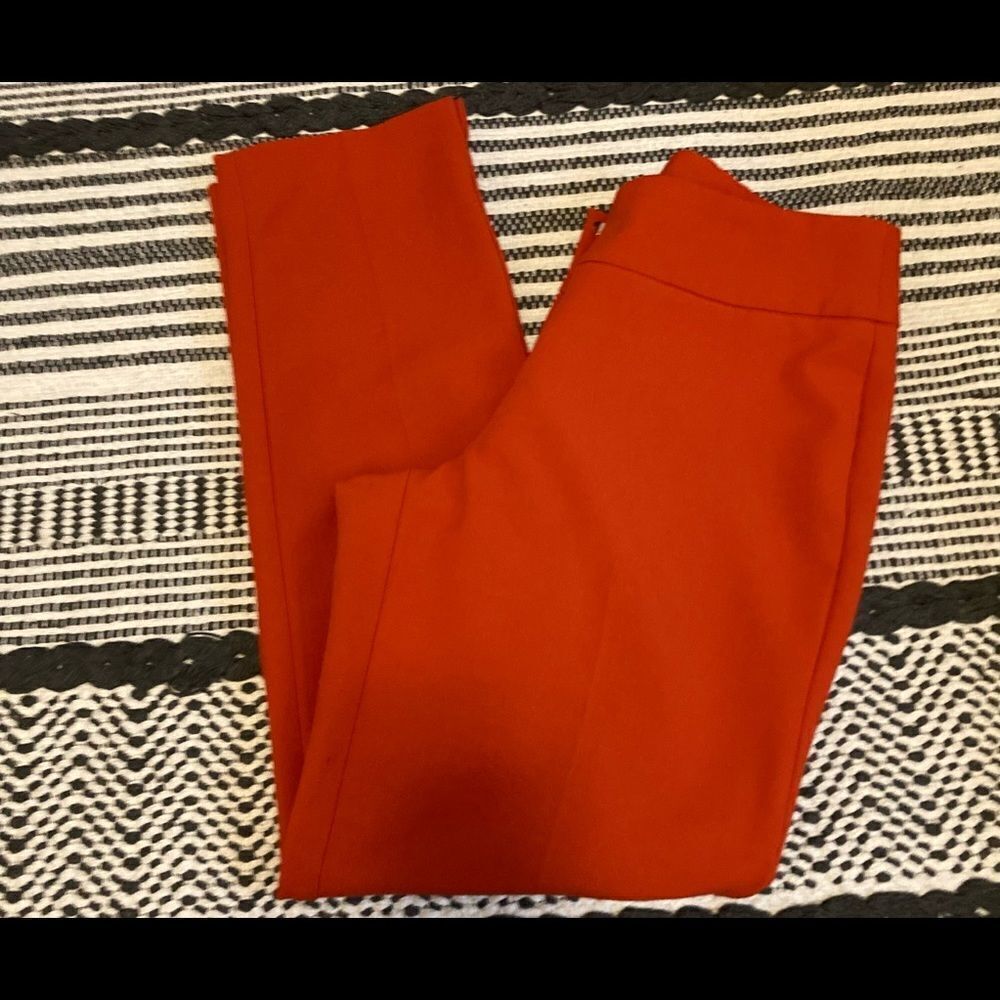 Talbots  orange ankle pants - Picture 3 of 8